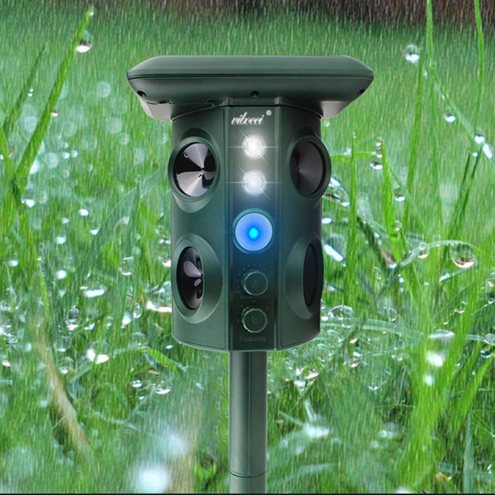 ZKNEN® Ultraschall- & Vibrationsabwehr – Effektiver Schutz vor Katzen und Tieren im Garten